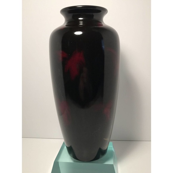 YellowWare Vase Bird , possibly Japanese , wonderful color and design. - Picture 5 of 12